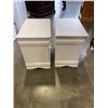 Image 5 : PAIR OF WHITE NIGHT STANDS