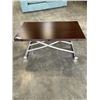 Image 2 : ADJUSTABLE HEIGHT FLIP TOP DESK / DINETTE TABLE