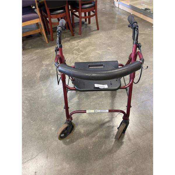 FOLDING ALUMINUM WALKER