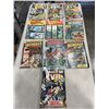 Image 1 : 10 VINTAGE ASSORTED 20 CENT COMICS - MOSTLY 1970'S