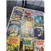Image 2 : 10 VINTAGE ASSORTED 20 CENT COMICS - MOSTLY 1970'S