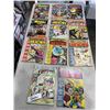 Image 1 : 11 VINTAGE ASSORTED 20 CENT COMICS - MOSTLY 1970'S