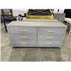 Image 1 : MODERN GREY 6 DRAWER DRESSER