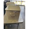 Image 2 : 2 METAL STORAGE BINS