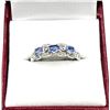 Image 1 : STERLING SILVER NATURAL TANZANITE (0.51CT)  RING, SIZE 8.5, W/A $450.00. TANZANITE IS THE BIRTHSTONE