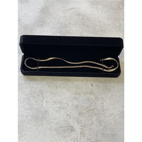 NEW 18K GOLD PLATED 5.0MM SERPENTINE NECKLACE 20" LONG