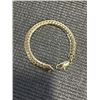 Image 2 : NEW 14K GOLD PLATED 9.0MM CUBAN LINK BRACELET - 8" LONG