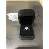 Image 1 : NEW S925 3.0CT PEAR CUT SIMULATED DIAMOND (CZ) TWIST RING ZIXE 8 MOUNTED IN 925 STERLING SILVER W/ W