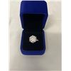 Image 2 : 10.00 CT GRA CERTIFIED ROUND BRILLIANT CUT MOISSANITE STONE VVS D COLOR SET IN 6 CLAW HEAD SET IN 9