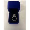 Image 3 : 10.00 CT GRA CERTIFIED ROUND BRILLIANT CUT MOISSANITE STONE VVS D COLOR SET IN 6 CLAW HEAD SET IN 9