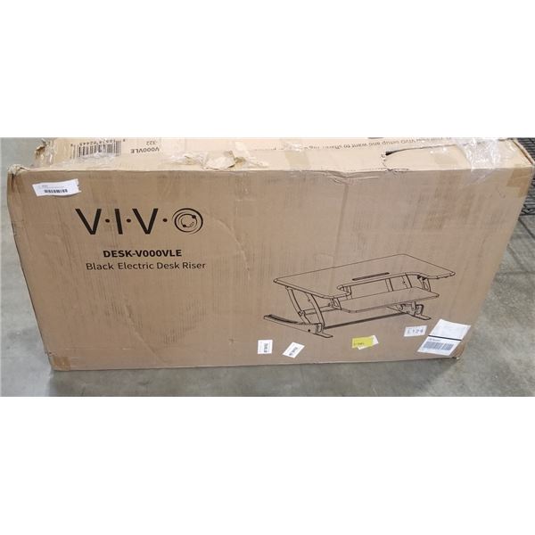 VIVO BLACK ELECTRIC DESK RISER