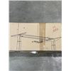 Image 3 : VIVO CRANK HEIGHT ADJUSTIBLE DESK FRAME BLACK