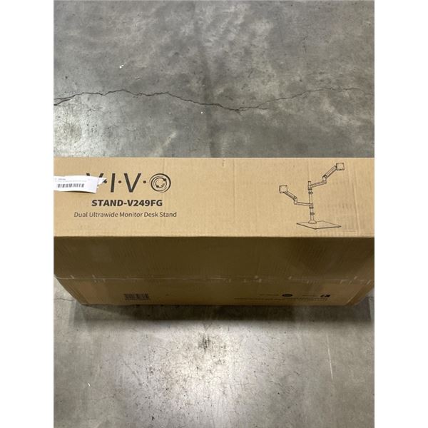VIVO DUAL ULTRAWIDE MONITOR DESK STAND