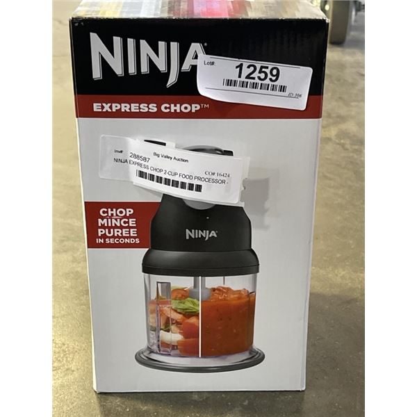 NINJA EXPRESS CHOP 2-CUP FOOD PROCESSOR - TESTED WORKING