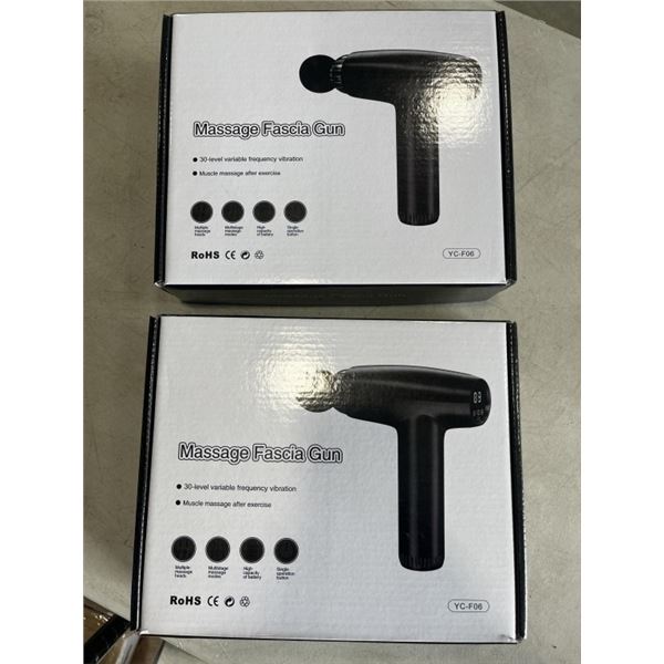 2 NEW MASSAGE FACIA GUNS