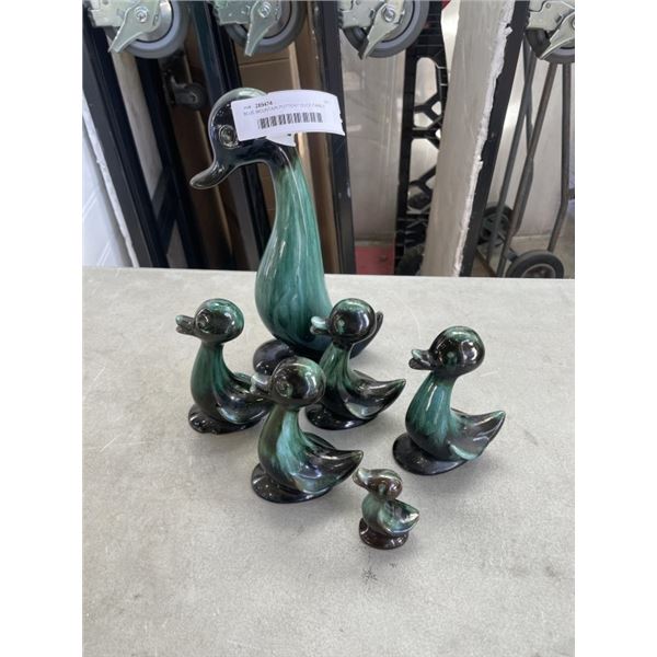 BLUE MOUNTAIN POTTERY DUCK FAMILY