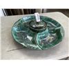 Image 1 : BLUE MOUNTAIN POTTERY SERVING TRAY W/ LIDDED DIP BOWL