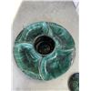 Image 3 : BLUE MOUNTAIN POTTERY SERVING TRAY W/ LIDDED DIP BOWL
