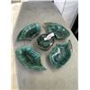 Image 4 : BLUE MOUNTAIN POTTERY SERVING TRAY W/ LIDDED DIP BOWL