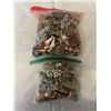 Image 1 : 2 BAGS OF RHINESTONE JEWELRY AND PARTS