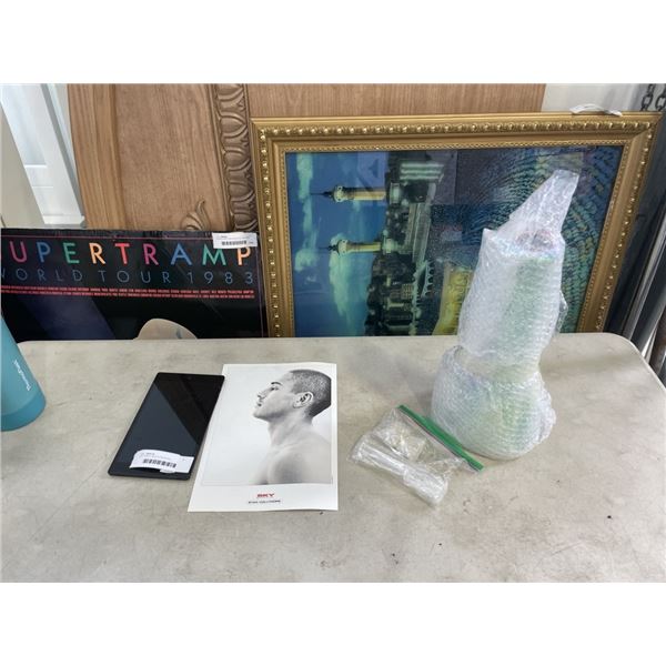 ZTE TABLET AND GLASS BONG