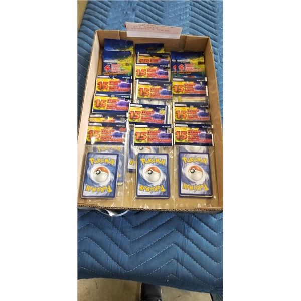 17 PACKS OF UNOPENED POKEMON CARDS - 200 CARDS TOTAL