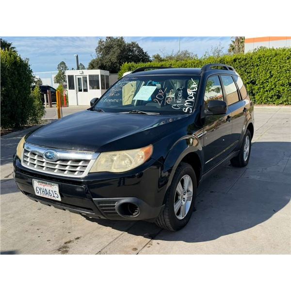 SUBA FORESTER  2012 APP-DUP-T DON SMOG