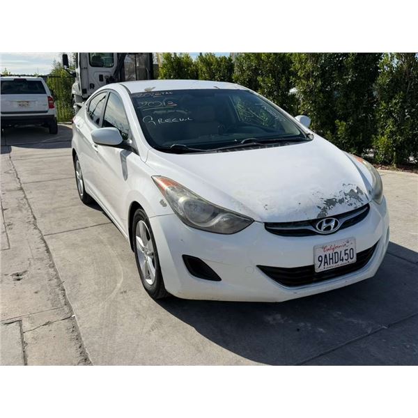 HYUN ELANTRA 2013 T-REPO 2 DAYS