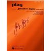 Image 1 : Jennifer Lopez signed sheet music