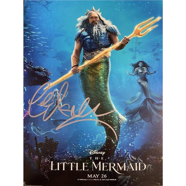The Little Mermaid Javier Bardem signed movie photo