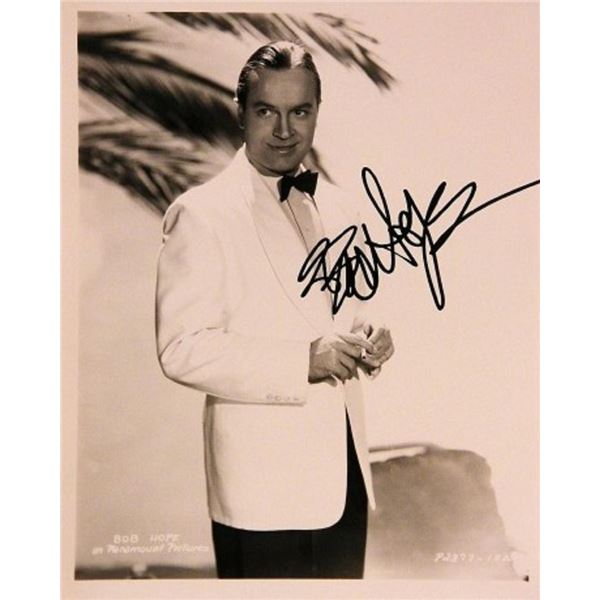 Bob Hope signed portrait photo