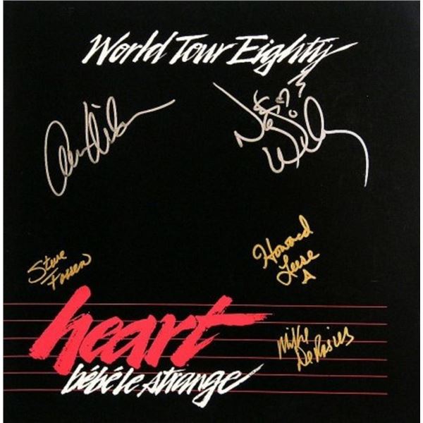 Heart signed tour book