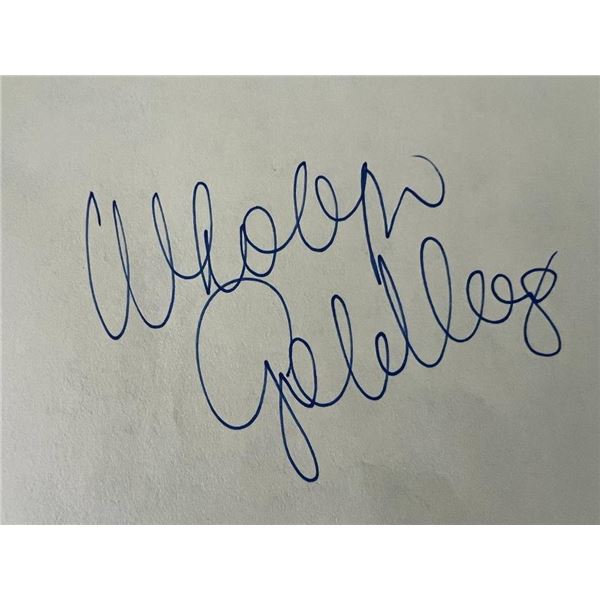 Comedian Whoopi Goldberg autograph