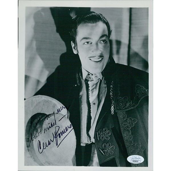 Batman The Joker Cesar Romero signed photo. JSA Authenticated