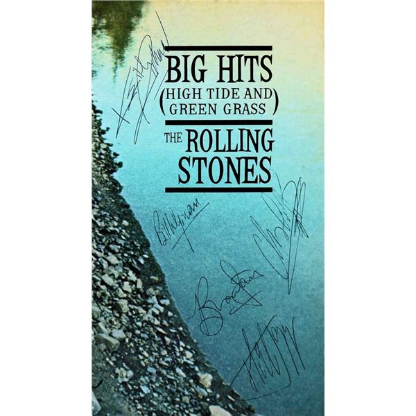 The Rolling Stones signed Big Hits (High Tide and Green Grass) album