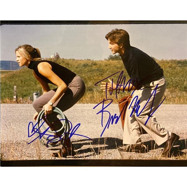 Rat Race Amy Smart and Breckin Meyer signed movie photo