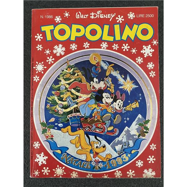 Walt Disney 1993 Topolino Italian Language Comic Magazine