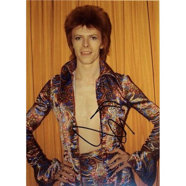 David Bowie facsimile signed photo