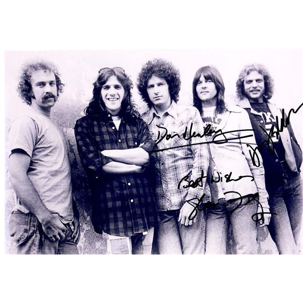 The Eagles facsimile signed photo