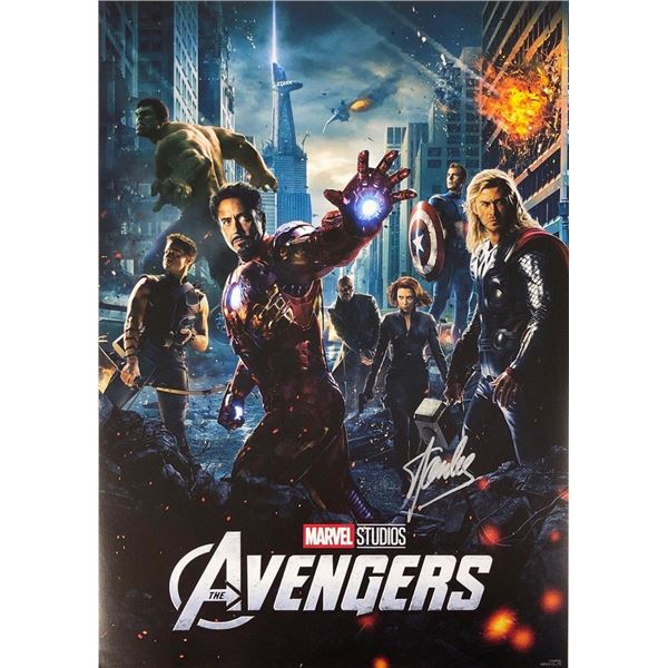The Avengers facsimile signed movie photo