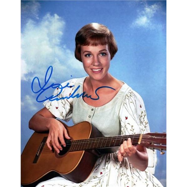 The Sound of Music Julie Andrews facsimile signed photo