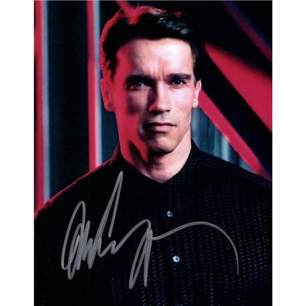 Arnold Schwarzenegger facsimile signed photo
