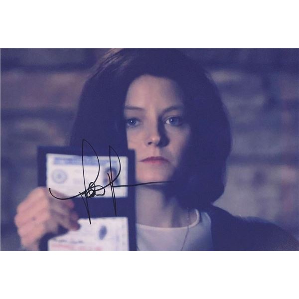 The Silence of the Lambs Jodie Foster facsimile signed movie photo