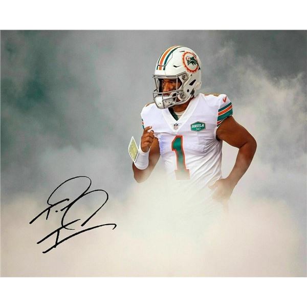 Miami Dolphins Tua Tagovailoa facsimile signed  photo