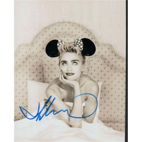 Madonna facsimile signed photo
