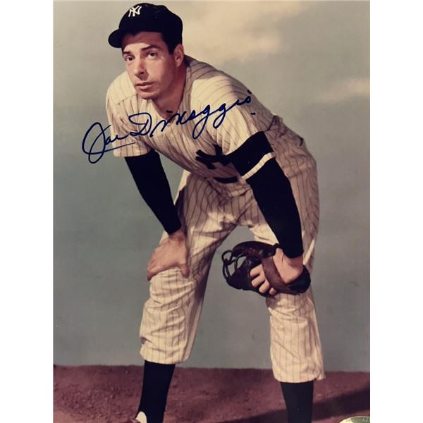 NY Yankees Joe DiMaggio facsimile signed photo