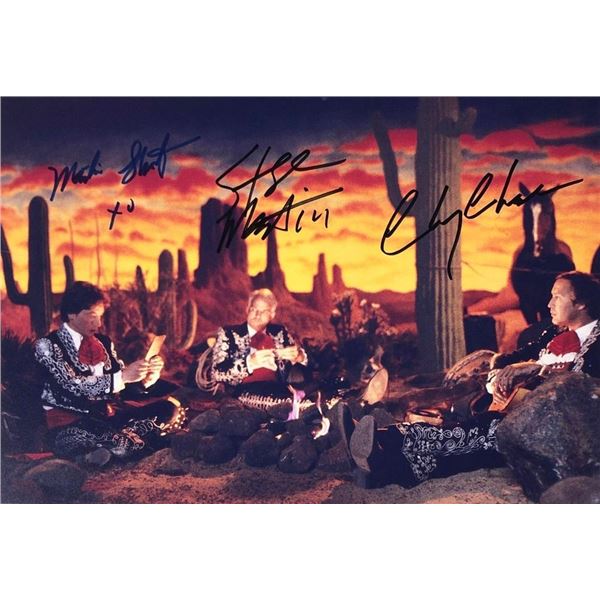 Three Amigos cast facsimile signed movie photo
