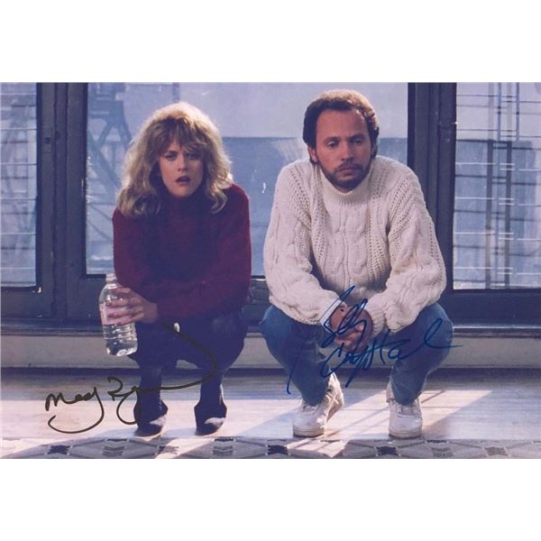 When Harry Met Sally Meg Ryan and Billy Crystal facsimile signed movie photo.