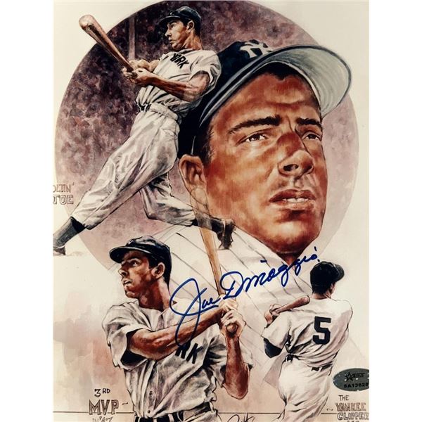 NY Yankees Joe DiMaggio facsimile signed photo