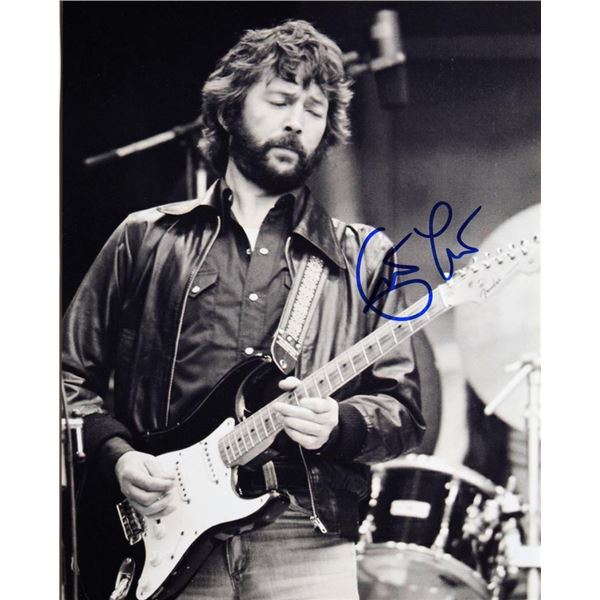 Eric Clapton facsimile signed promo photo